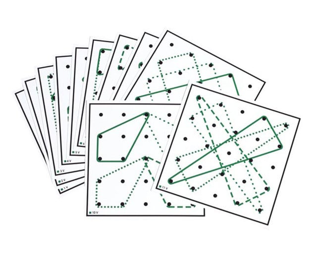 Activity cards geoboard with geospeculum