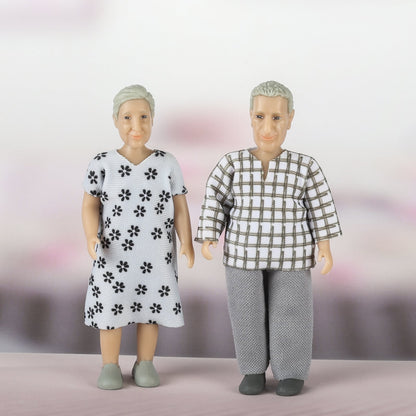 Poppenhuis beweegbare poppen-set, 15-delig