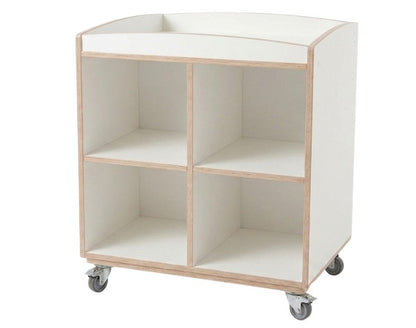 Mobile play table with raised edge and 8 bins, After-School Care 7+