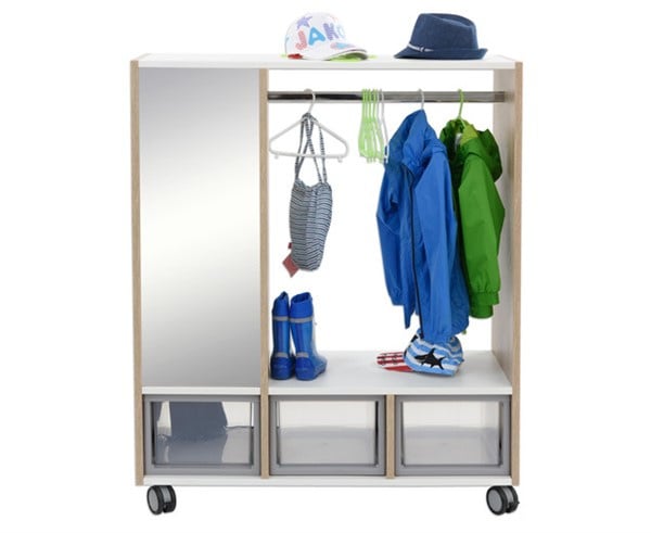 # EduCasa Mobile Wardrobe/Dress-Up Furniture