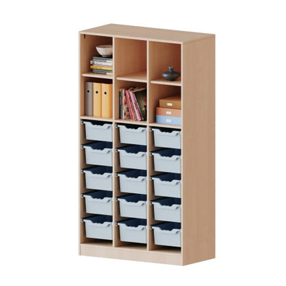Ergotray kast deels open met 15 laden (L)