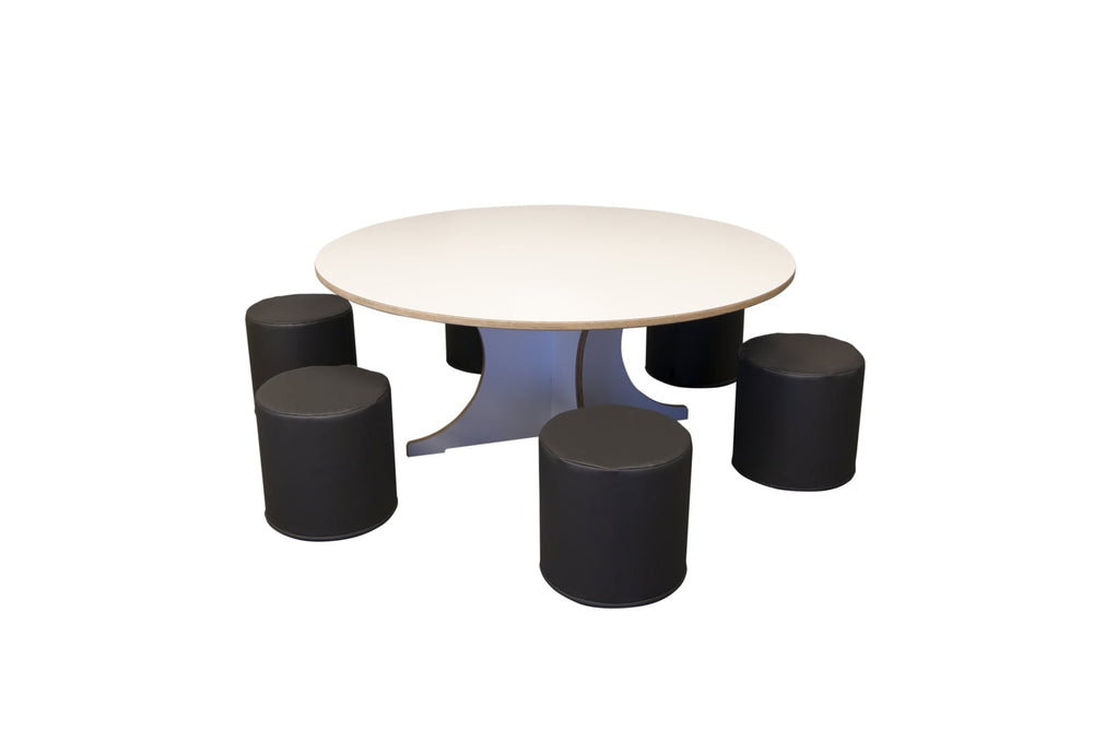 Ronde tafel voor peuter/kleuter berken hpl