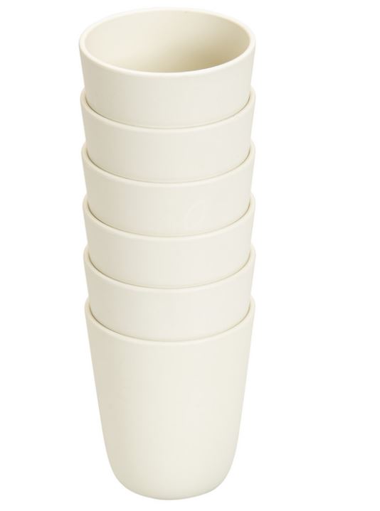 # Bioplastic - Cups - Set of 6 - Sustainable