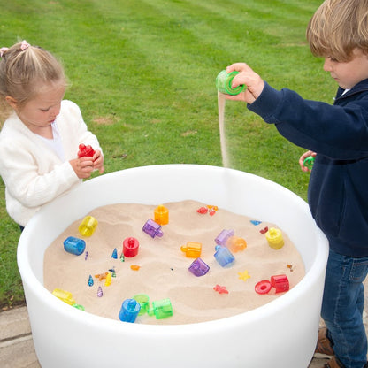 Tickit set doorschijnende kleurpotjes, set van 18