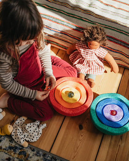 # Stapelstein Inside Rainbow Classic | 6-piece