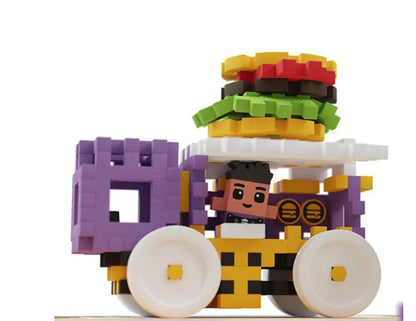 Mini Waffle Food Truck, 148-delig (plusplus)