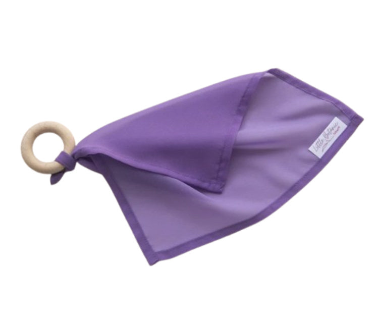 Playcycle speeldoek klein, 30 cm, met houten ring, diverse kleuren