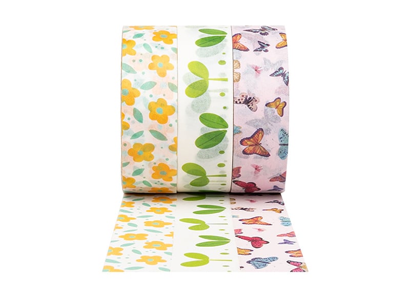 Washi tape, spring, 3 rolls
