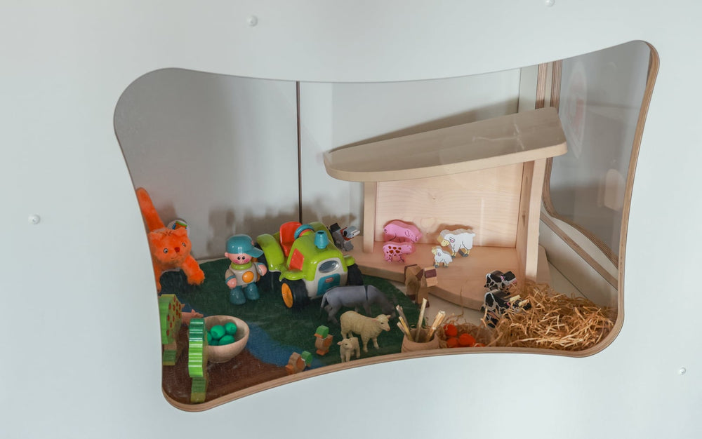 Organisch gevormde Thema-kijkkast, decor