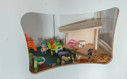 Organisch gevormde Thema-kijkkast, decor