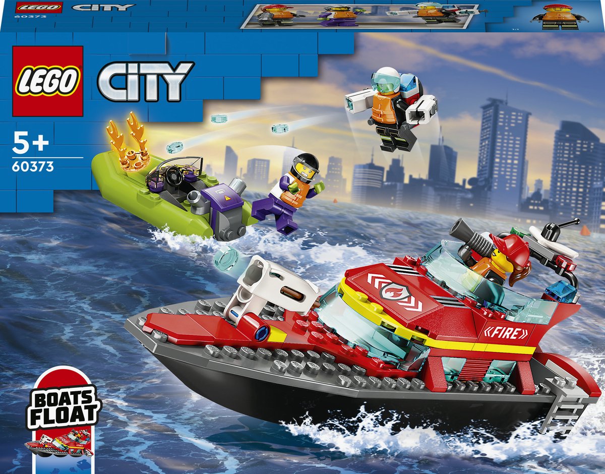# Lego City Reddingsboot Brandweer
