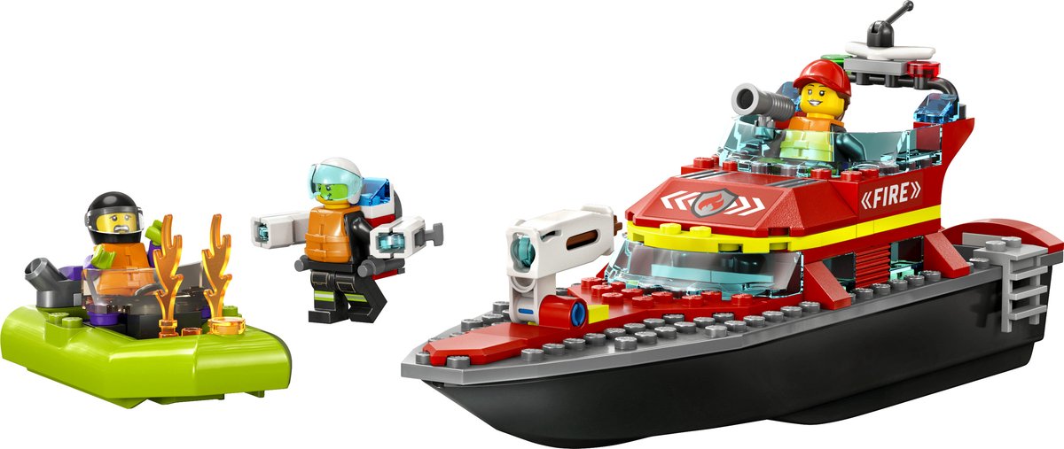 # Lego City Reddingsboot Brandweer