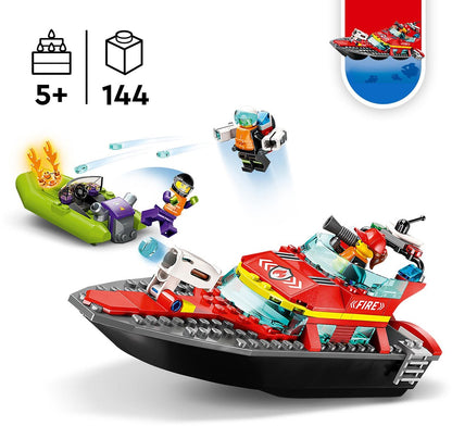 # Lego City Reddingsboot Brandweer