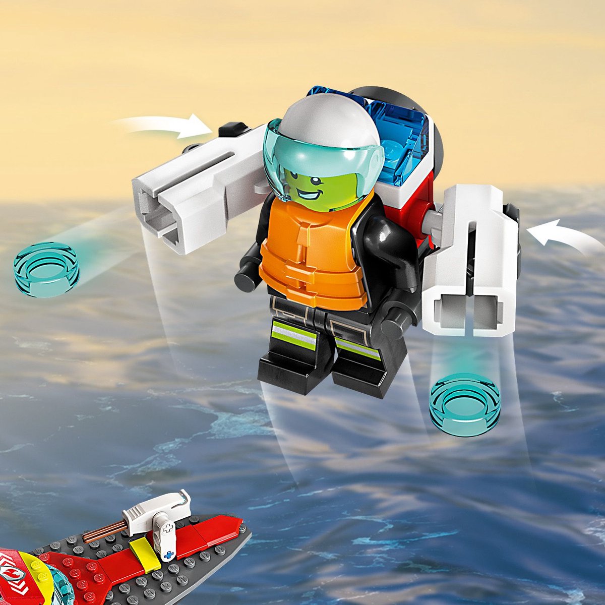 # Lego City Reddingsboot Brandweer