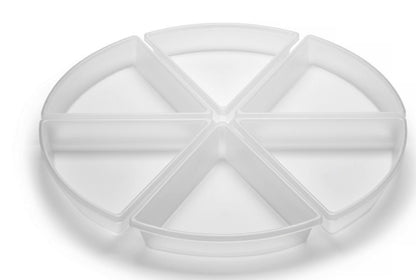 Tickit discovery tubs in transparent pie shape, 6 pieces