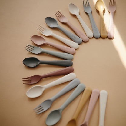 Stylish fork and spoon