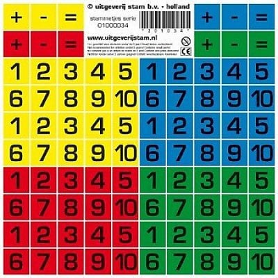 Reward Stickers Numbers