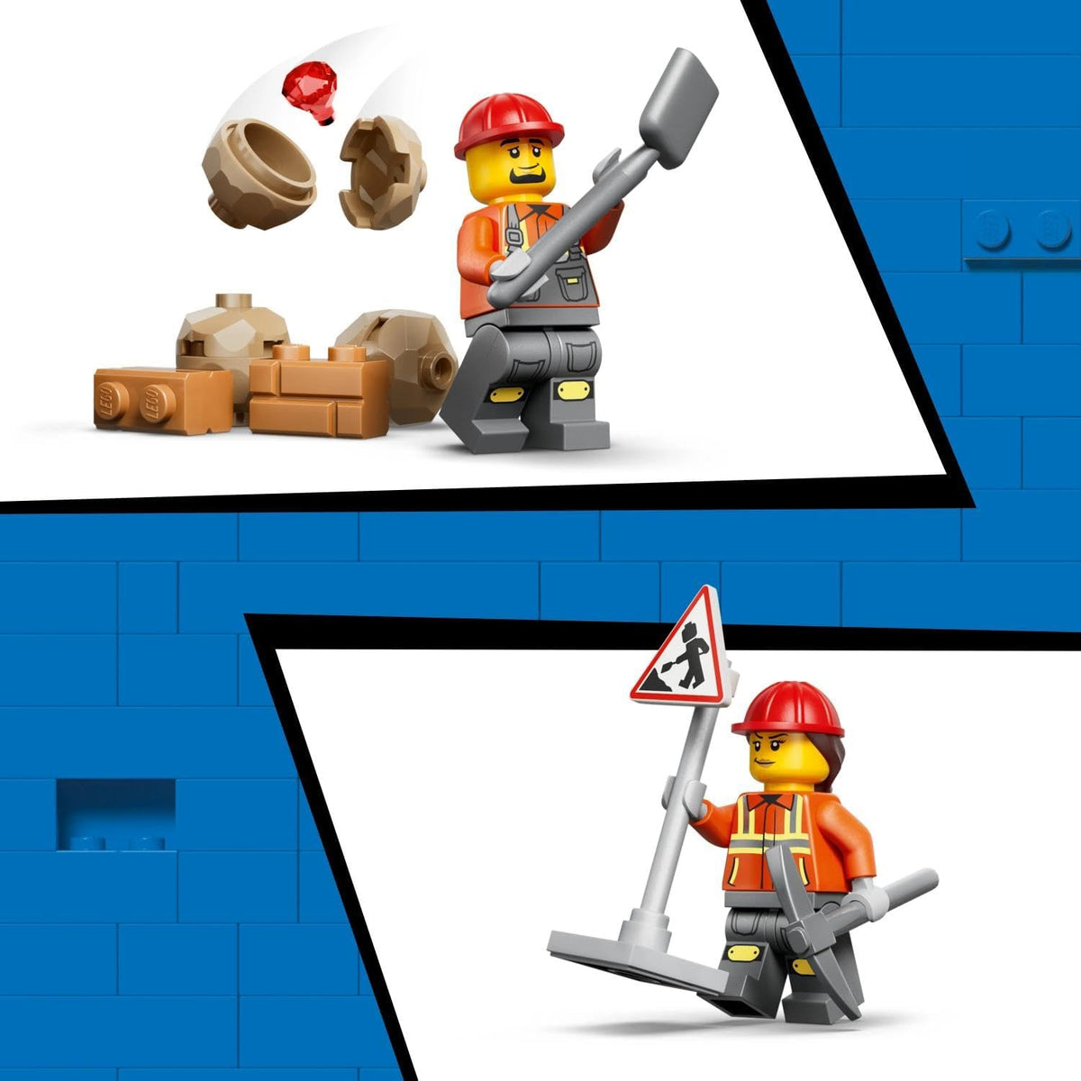 # Lego City Gele Graaflaadmachine