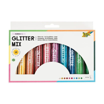 Glitter powder in small shaker pots