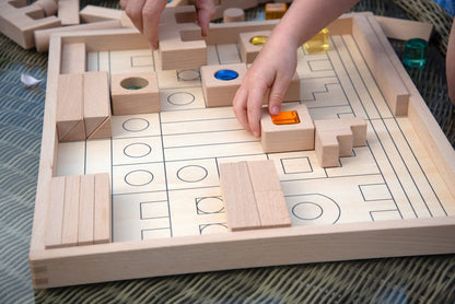 Tickit Wooden Gem Blocks, 83 pieces