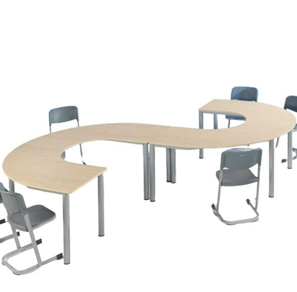 Lipizzaner Horseshoe Table, height-adjustable