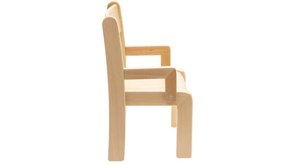 # Wooden chair TIM with armrests, set of 2