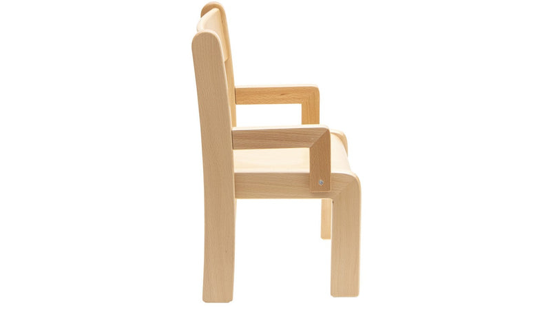# Wooden chair TIM with armrests, set of 2