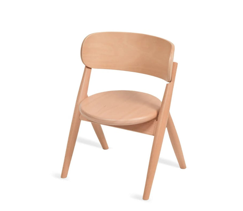 # Montessori wooden chair, seat height 28 cm