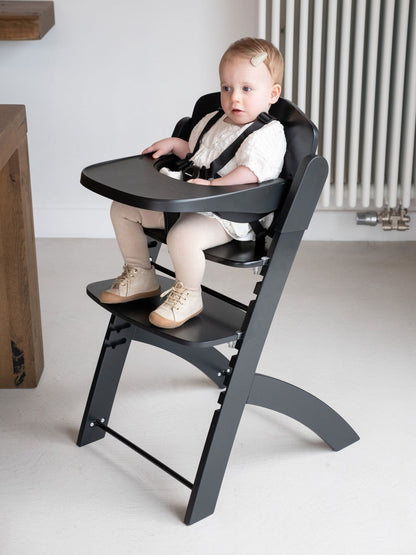 Evosit high chair including tray
