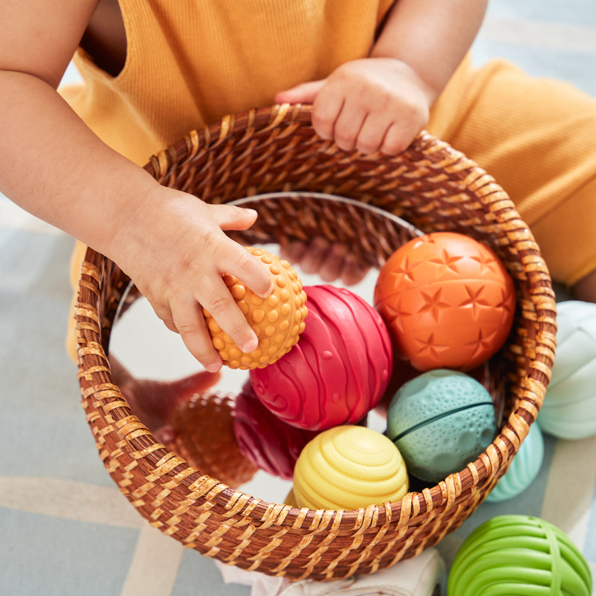 Guidecraft Mix en Match ballen met textuur