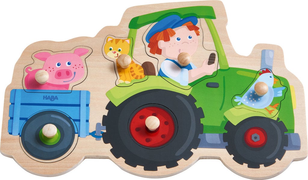 Insteekpuzzel tractor