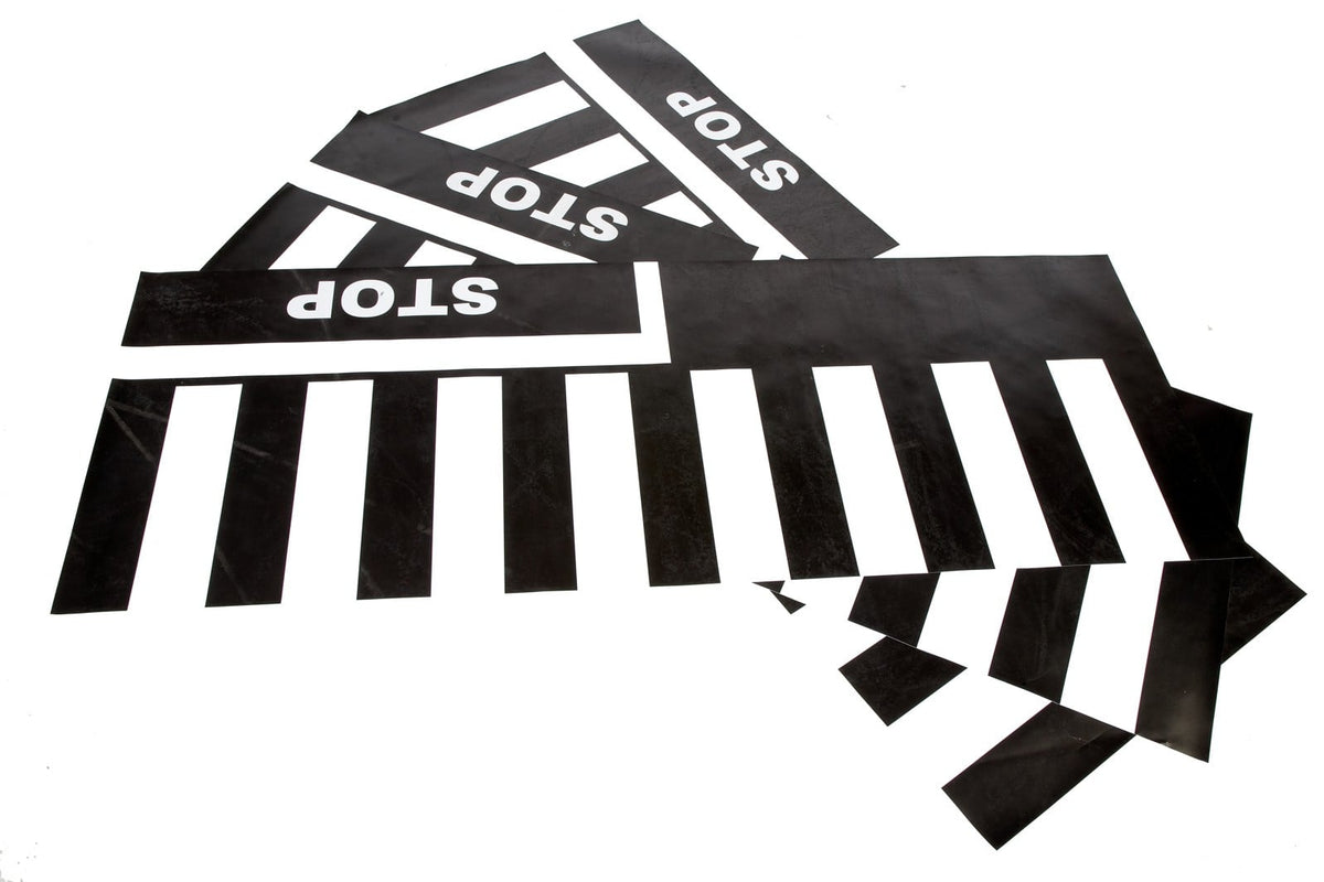 Village Zebra, set of 3 zebra mats