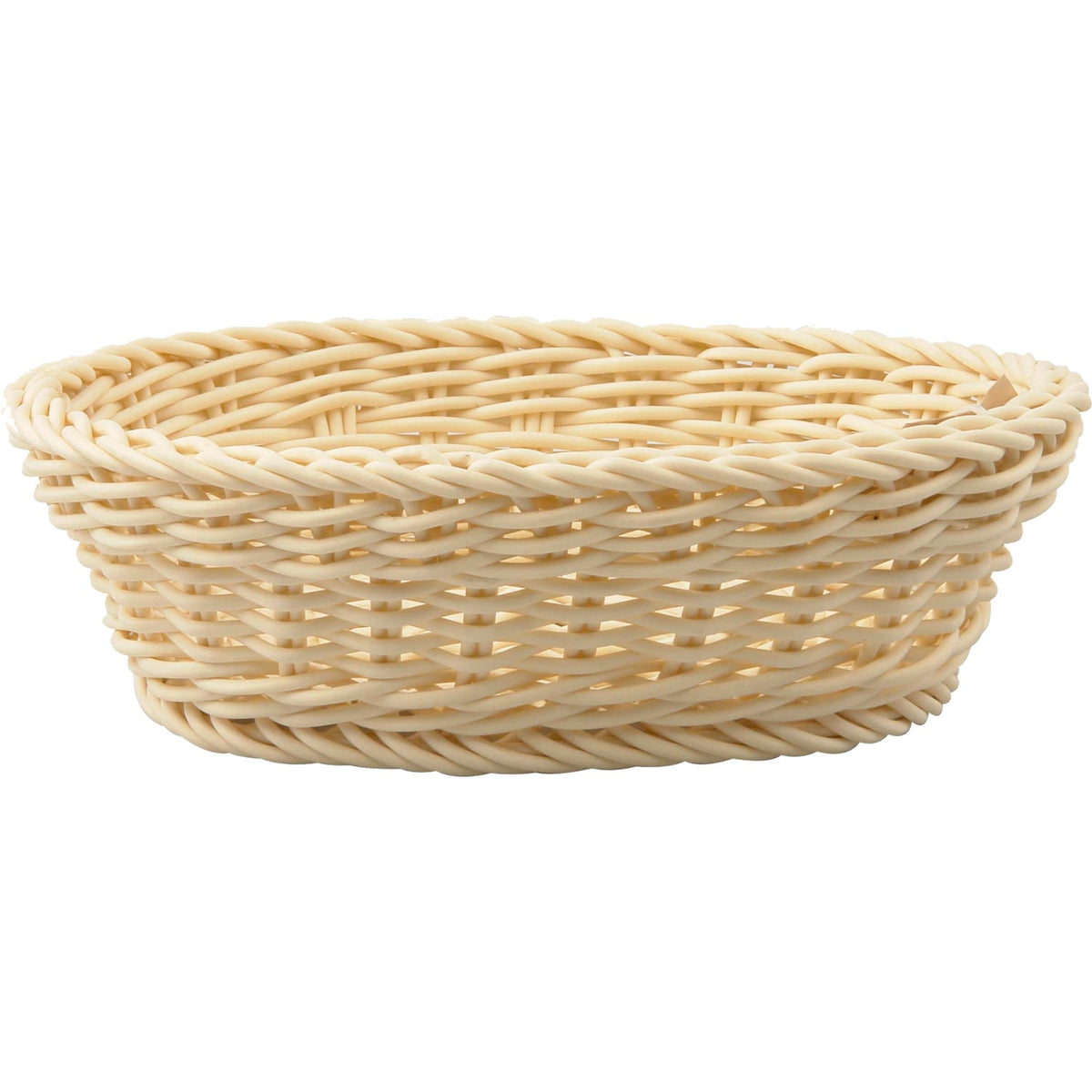 Plastic basket beige