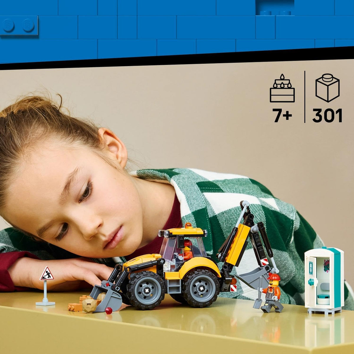 # Lego City Gele Graaflaadmachine