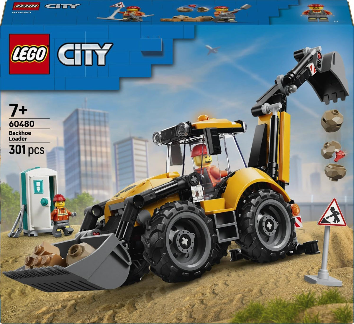 # Lego City Gele Graaflaadmachine