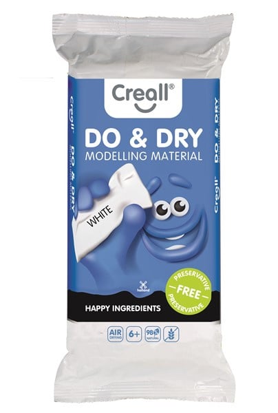 Creall - Do & Dry boetseerklei wit, 1 kg