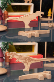 Tickit houten dinosaurussen, 10 stuks