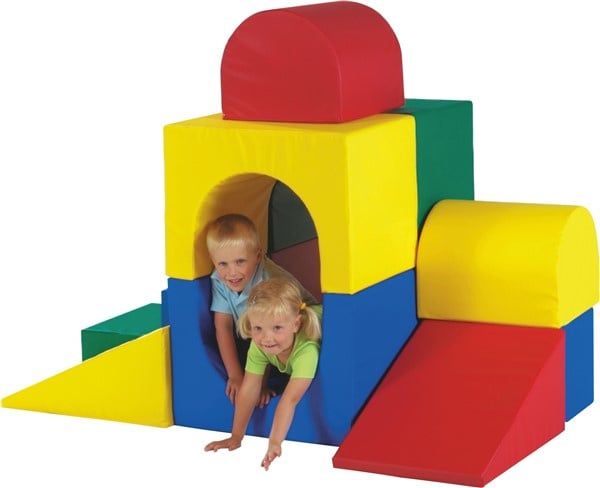 Soft Play Building Blocks Labyrinth 14-piece, multiple colors available!