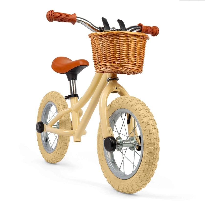 Toddler balance bike, cream-coloured