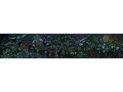 Mega puzzel Magic Forest met glow in the dark, 1,5 meter