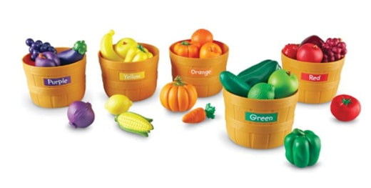 Sorteeremmers met groente en fruit