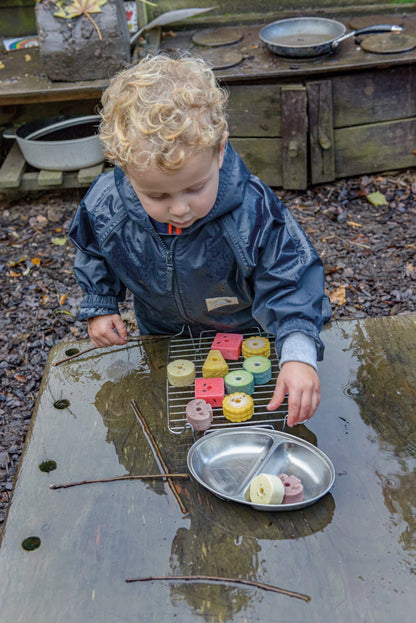 Sensory Play Stones, Kebab Skewering