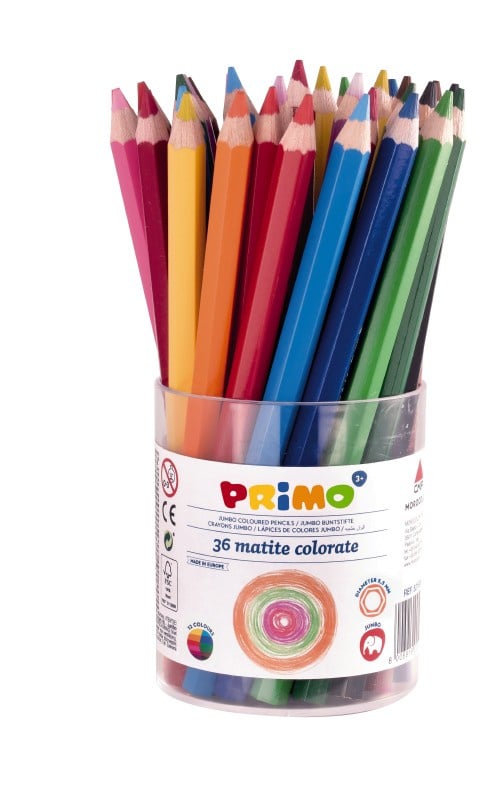 Hexagonal colouring pencils thick