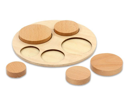 # Mega houten puzzel-ontdek set