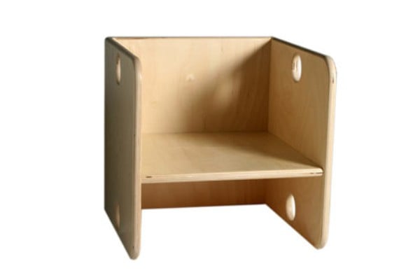 Children's cube chair