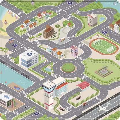Velvet soft play mat The City