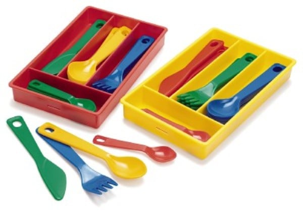 Cutlery in case