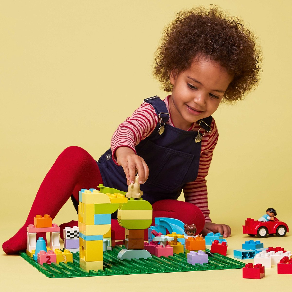# Lego Duplo, Groene bouwplaat, XL, ca. 38 x 38 cm