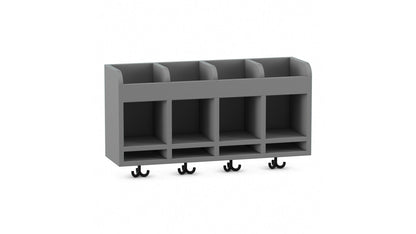 Large wardrobe with hooks