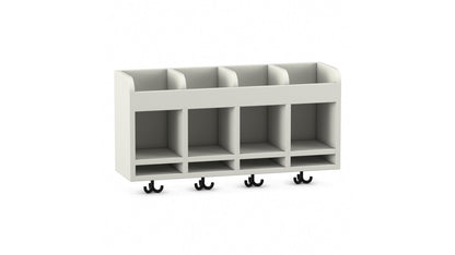 Large wardrobe with hooks